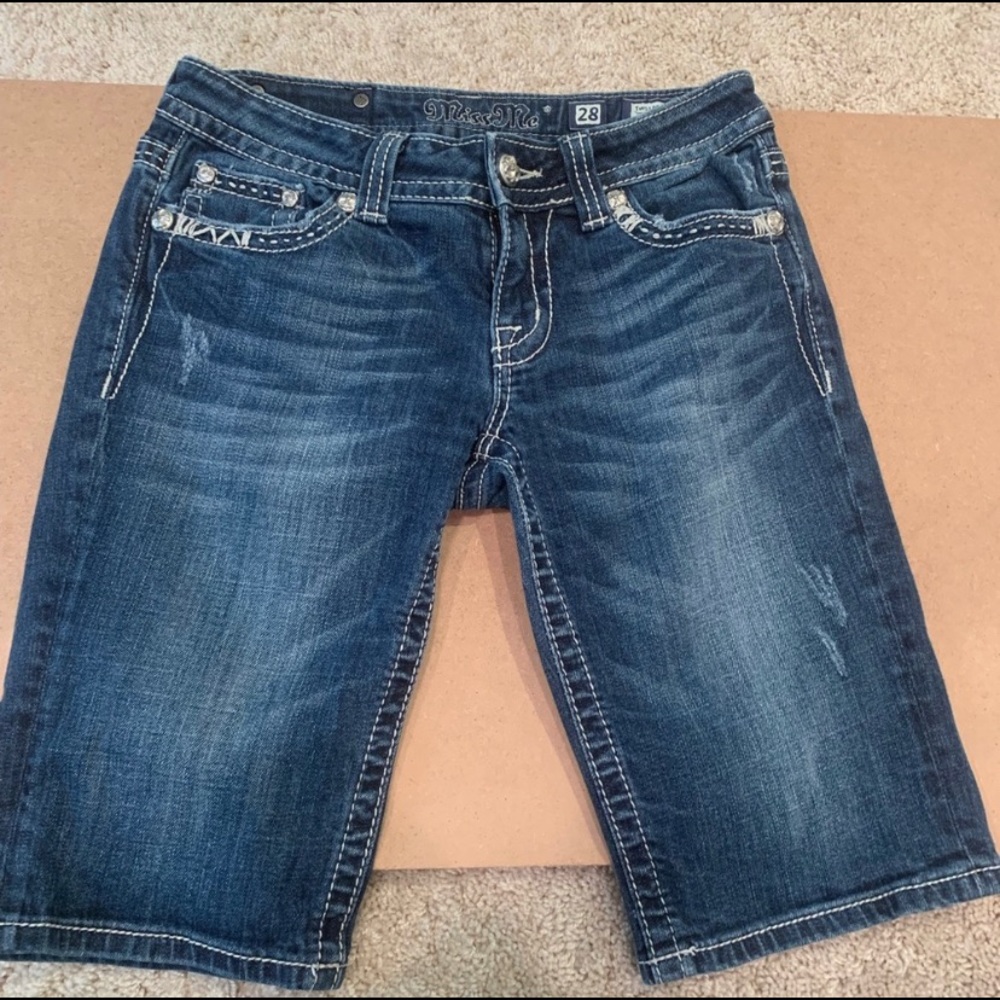 Miss Me Bermuda shorts